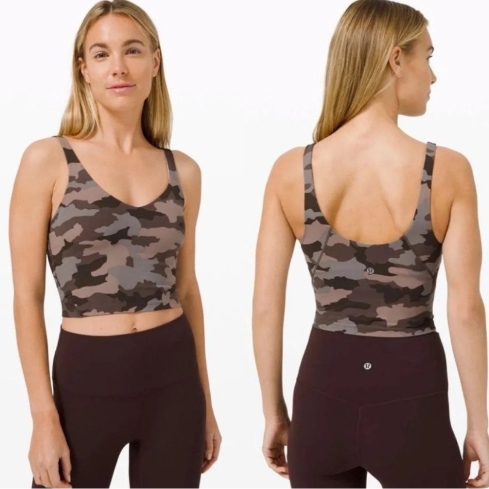 Lululemon Align Tank, Brown and Black Camo. Hot Fall 2025 Colors! Size 6.Worn 1x